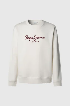 Hombre Pepe Jeans Sudaderas|Jerséis>Sudadera Cuello Redondo Con Logo