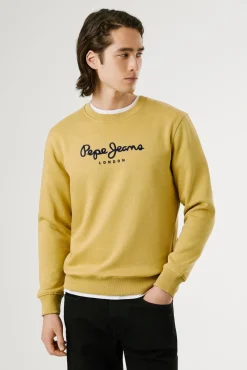 Hombre Pepe Jeans Sudaderas|Jerséis>Sudadera Cuello Redondo Con Logo