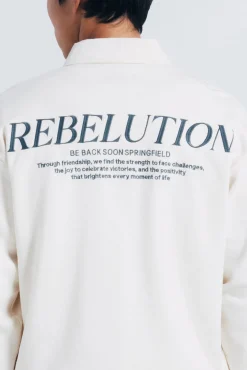 Hombre Springfield Sudaderas>Sudadera cuello rugby