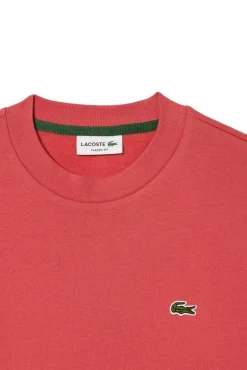 Hombre Lacoste Sudaderas>Sudadera de algodón cepillado de corte holgado
