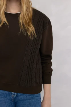 Mujer Pedro del Hierro Sudaderas>Sudadera detalle trenzado