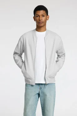 Hombre Selected Sudaderas>Sudadera estilo Bomber confeccionada con algodón orgánico