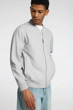 Hombre Selected Sudaderas>Sudadera estilo Bomber confeccionada con algodón orgánico