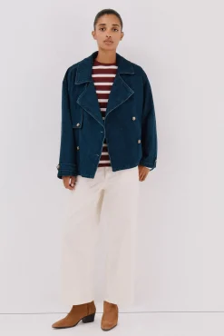 Mujer Cortefiel Sudaderas>Sudadera estructura rayas