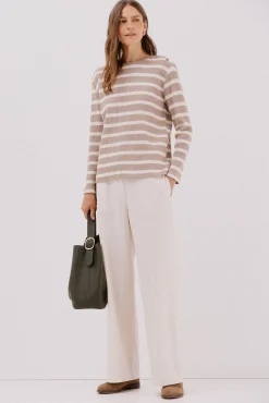 Mujer Cortefiel Sudaderas>Sudadera estructura rayas