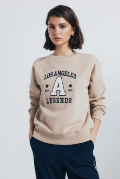 Mujer Springfield Sudaderas>Sudadera gráfica ciudad