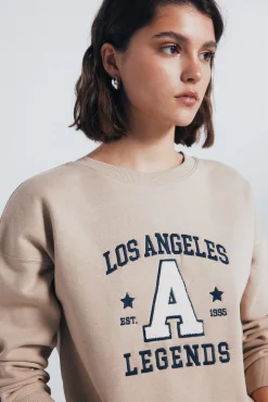 Mujer Springfield Sudaderas>Sudadera gráfica ciudad