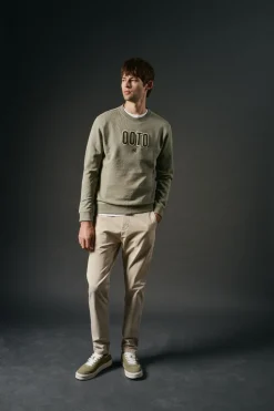 Hombre OOTO Sudaderas>Sudadera logo bordado