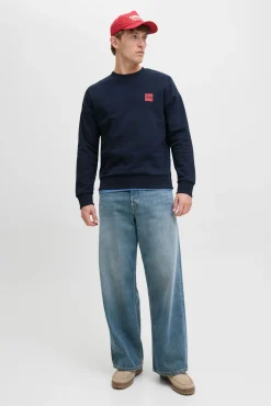 Hombre Jack & Jones Sudaderas>Sudadera logo contraste