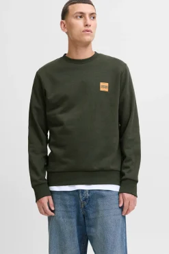 Hombre Jack & Jones Sudaderas>Sudadera logo contraste