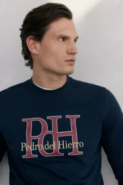 Hombre Pedro del Hierro Sudaderas>Sudadera logo cuello caja