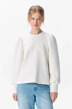 Mujer Object Sudaderas>Sudadera manga abullonada