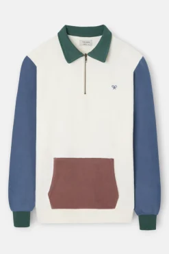 Hombre Silbon Sudaderas>Sudadera media cremallera