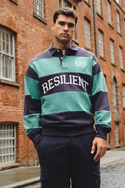 Hombre Springfield Sudaderas>Sudadera polo cortes