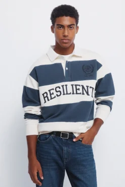 Hombre Springfield Sudaderas>Sudadera polo cortes