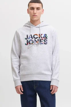 Hombre Jack & Jones Sudaderas>Sudadera regular fit estampada