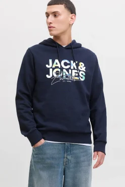 Hombre Jack & Jones Sudaderas>Sudadera regular fit estampada