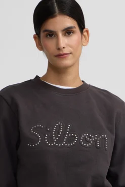 Mujer Silbon Sudaderas>Sudadera tachas