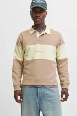 Hombre Jack & Jones Sudaderas>Sudadera tipo polo franja