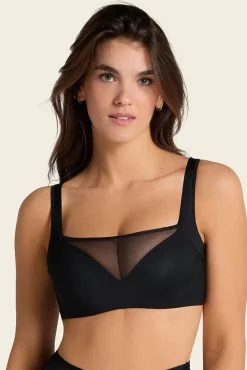 Mujer Leonisa Ropa Interior>Sujetador brastop con buen cubrimiento de sisa y espalda