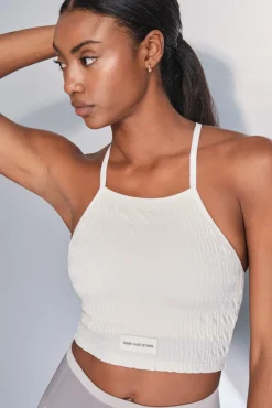 Mujer Dash and Stars Ropa Interior|Deporte>Sujetador deportivo SEAMLESS COMFORT smock blanco