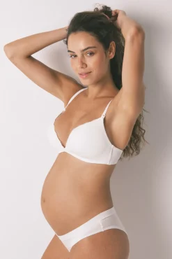 Mujer Women'secret Ropa Interior|Premamá>Sujetador 'maternity' CHARMING canalé blanco