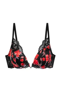Mujer Dorina Ropa Interior>Sujetador Plunge floral con relleno Anahi