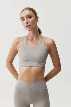 Mujer Born Living Yoga Deporte>Sujetador top deportivo Denise gris
