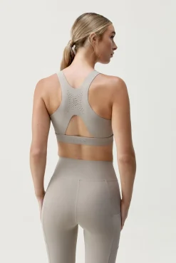 Mujer Born Living Yoga Deporte>Sujetador top deportivo Denise gris