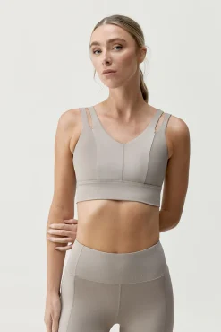 Mujer Born Living Yoga Deporte>Sujetador top deportivo Maan gris