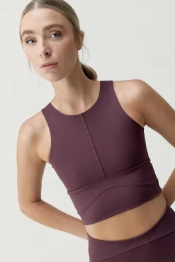Mujer Born Living Yoga Deporte>Sujetador top deportivo Saori morado