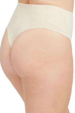 Mujer Spanx Ropa Interior>Tanga moldeador de algodón