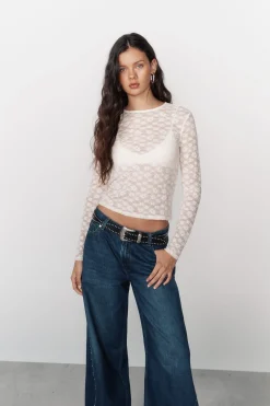 Mujer High Spirits Camisetas|Blusas>Top Ashen