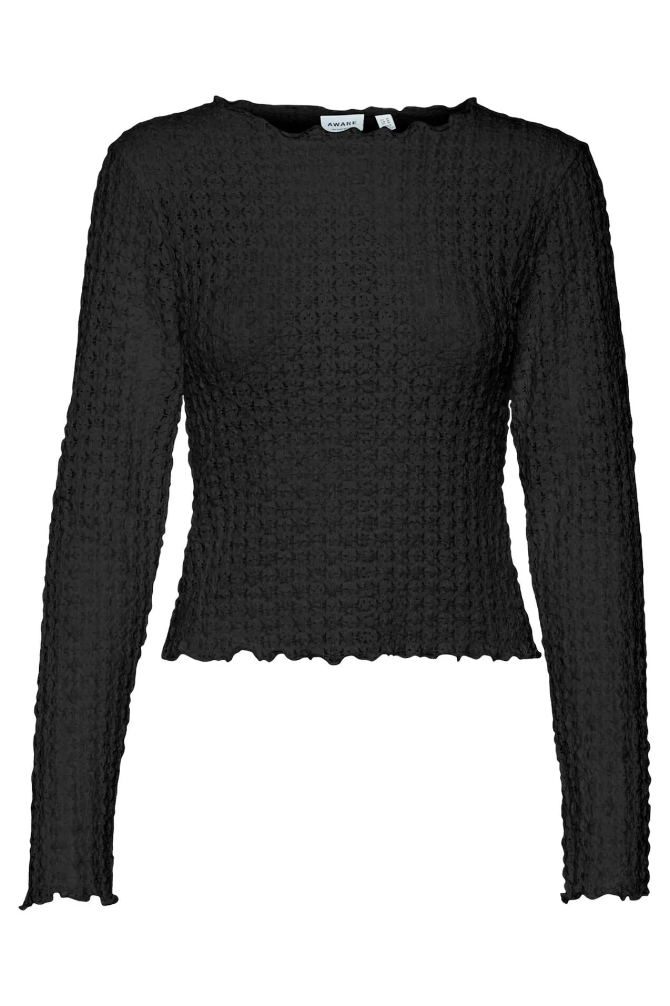 Mujer Vero Moda Camisetas>Top corto de manga larga