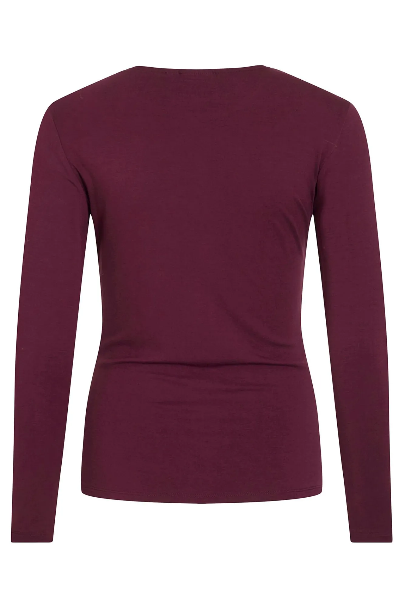 Mujer Vila Camisetas>Top de manga larga con detalle drapeado