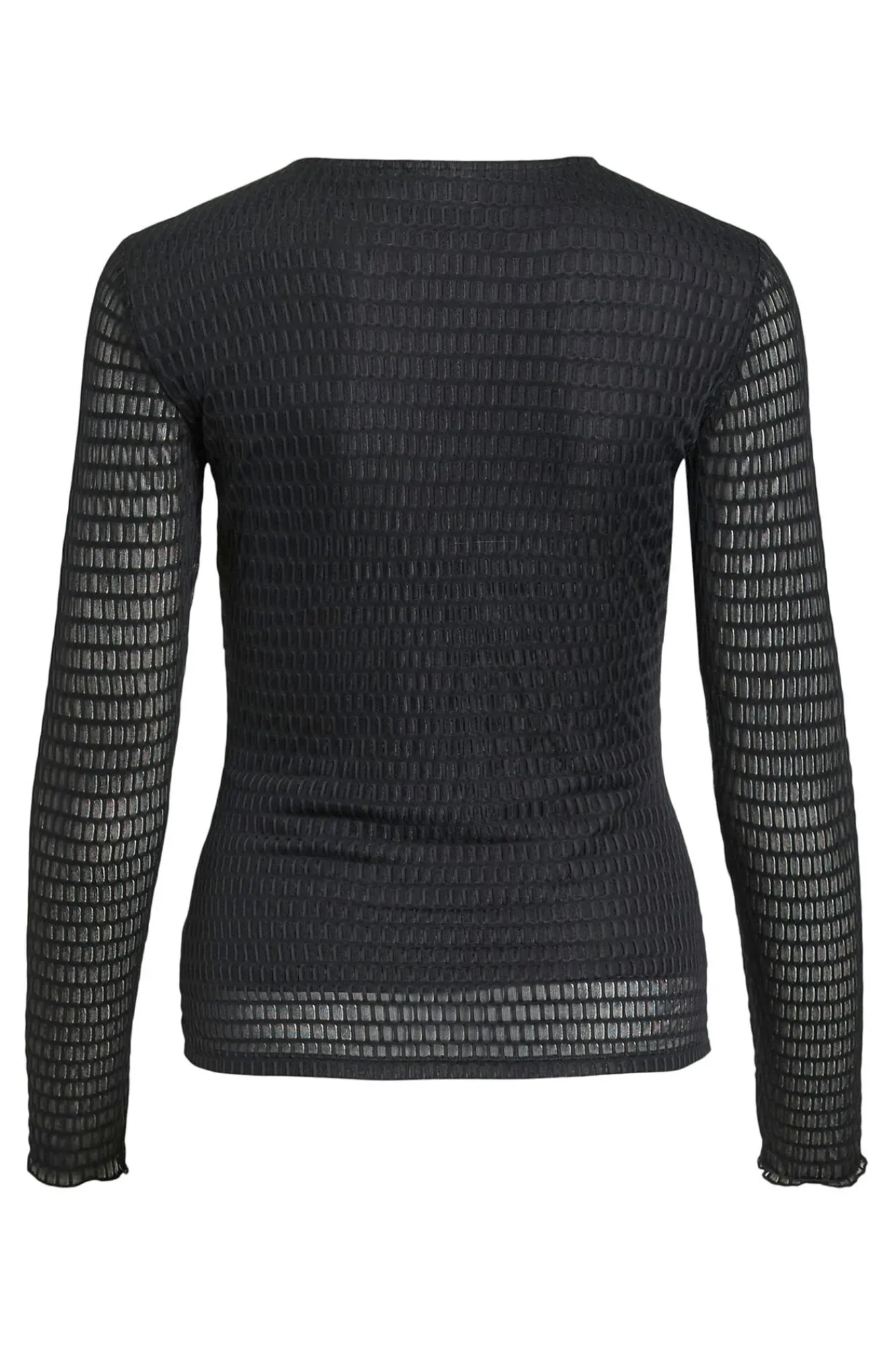 Mujer Vila Camisetas>Top de manga larga con textura