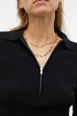 Mujer Vero Moda Camisetas>Top de punto estilo polo