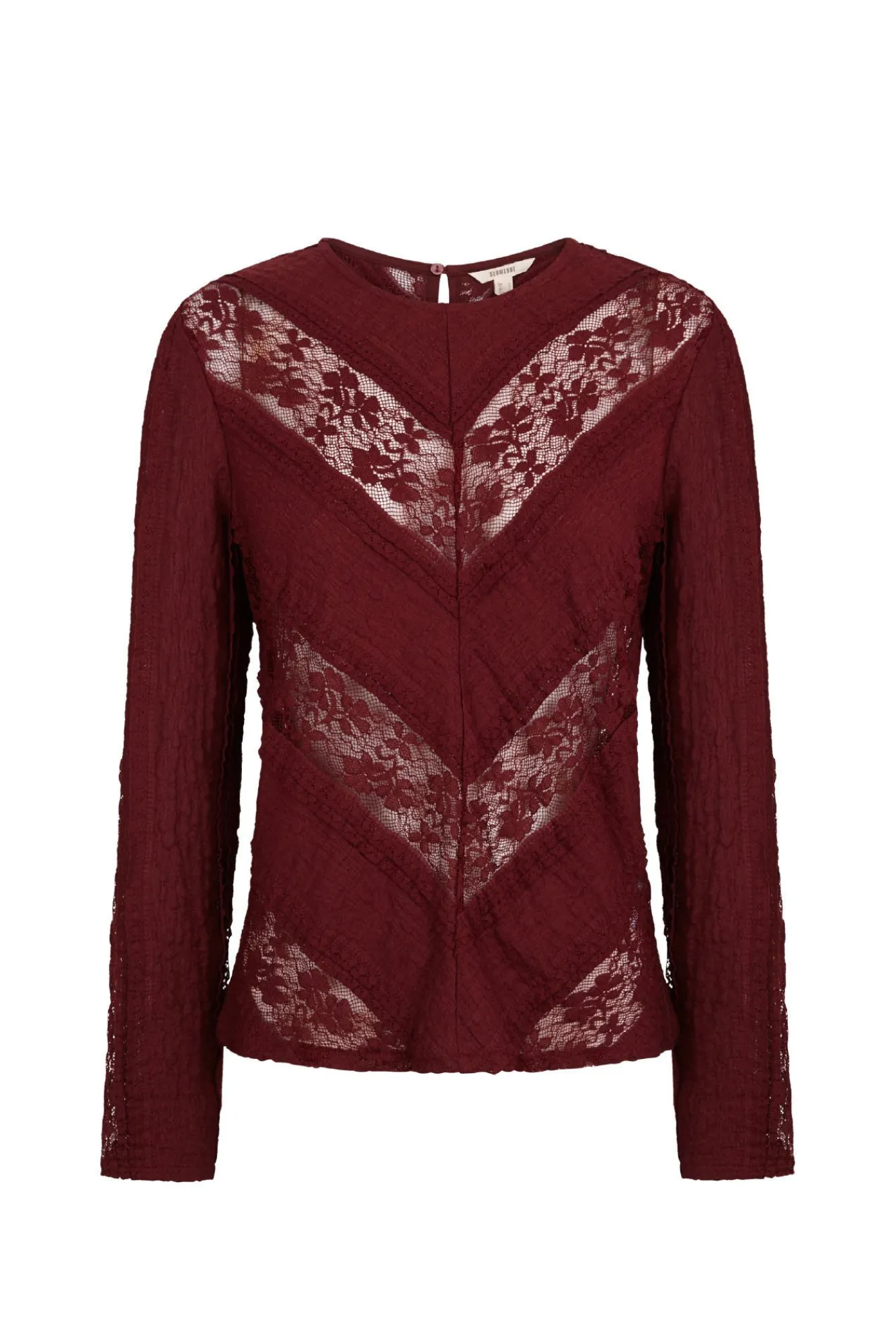 Mujer Slowlove Camisetas>Top encaje combinado