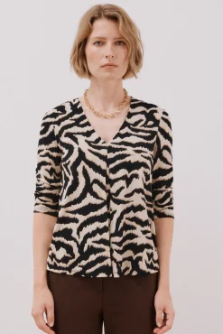 Mujer Cortefiel Camisetas>Top fluido pliegue