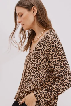 Mujer Cortefiel Camisetas>Top fluido pliegue