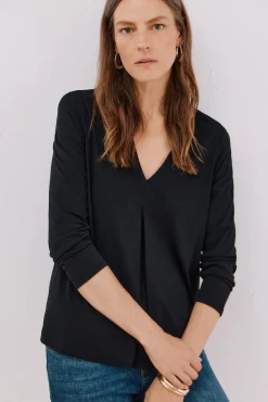 Mujer Cortefiel Camisetas>Top fluido pliegue