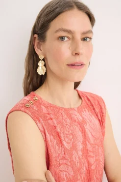 Mujer Cortefiel Camisetas>Top jacquard hebilla