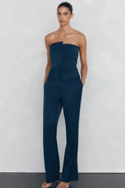 Mujer Pedro del Hierro Camisetas>Top liso palabra de honor