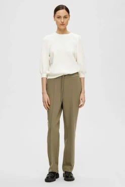 Mujer Selected Camisetas|Sudaderas>Top manga abullonada