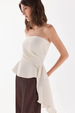 Mujer TFP by Tamara Falcó Camisetas>Top palabra de honor