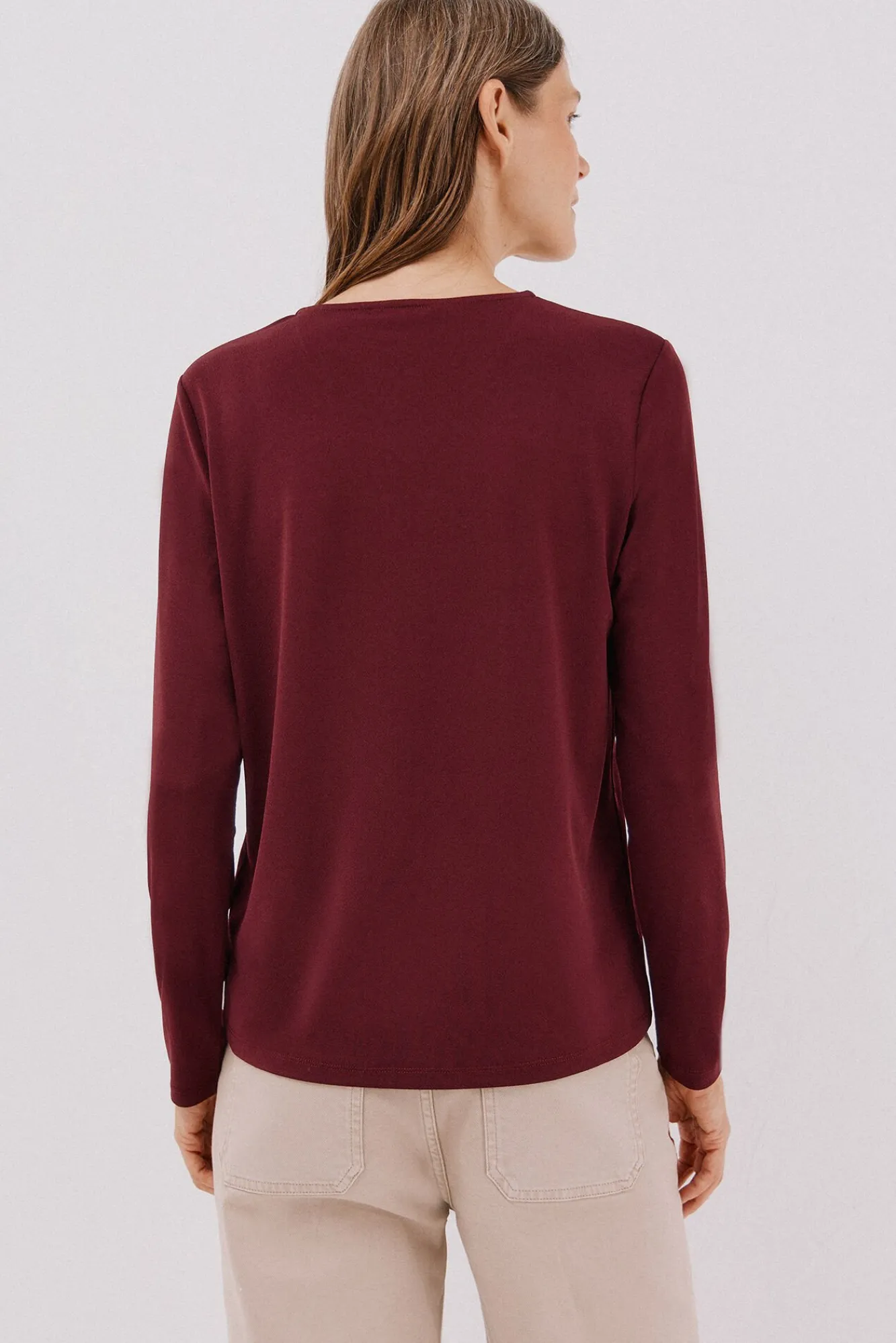 Mujer Cortefiel Camisetas>Top pieza dorada escote