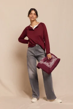 Mujer Slowlove Camisetas>Top punto panadero