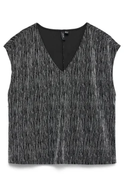 Mujer Vero Moda Camisetas>Top sin mangas cuello pico con lúrex