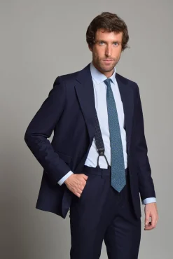 Hombre Cloking Trajes>Traje Liso British Collection 100% Lana