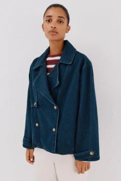 Mujer Cortefiel Gabardinas|Chaquetas>Trench corta vaquera